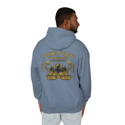 Jawa Tow & Salvage Hoodie - Star Wars Inspired "Mobile Trading Post" Pullover