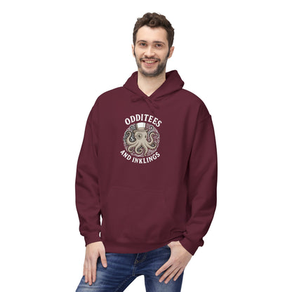 Octopus Logo Hoodie — "Odd Tees and Inklings" Graphic Pullover