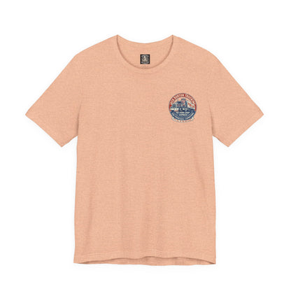 Truck Driver Graphic Tee — "Jack Burton Trucking: The Pork-Chop Express" Vintage San Francisco Design