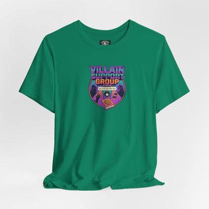Villain Support Group T-Shirt — Funny Retro Supervillain Club Tee