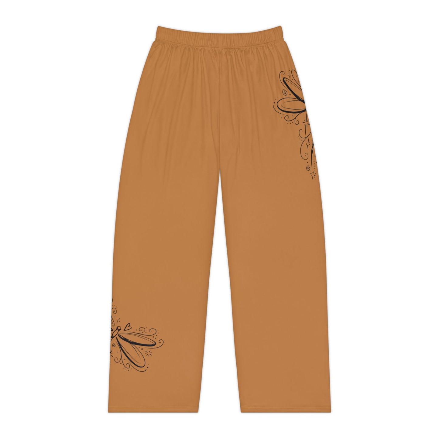 Dragonfly Women's Loungewear Pajama Bottoms - Cappuccino