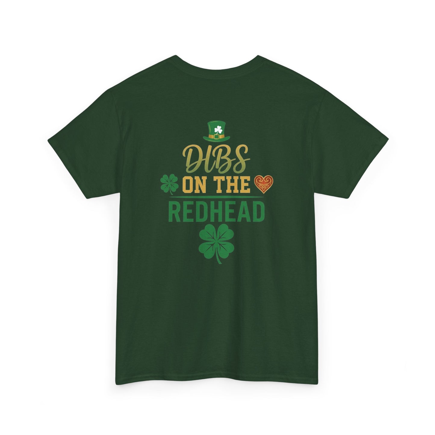Dibs on the Redhead T‑Shirt — St. Patrick’s Day Shamrock OddInk Seasonal Designs Tee