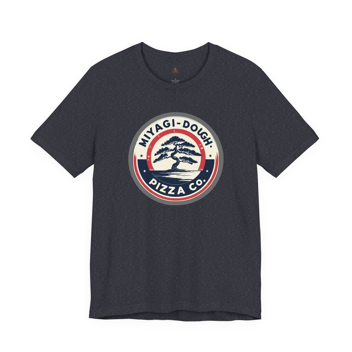 Miyagi-Dough Pizza Co. Tee — Vintage Bonsai Pizza Logo