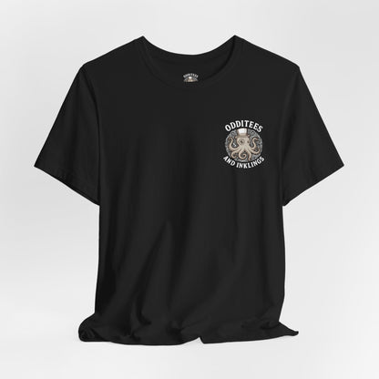 Octopus Graphic Tee — "Odditees and Inklings" Vintage Nautical T-Shirt