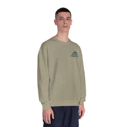 Cascade Projects Co. Crewneck Sweatshirt — Mountain Logo Pullover