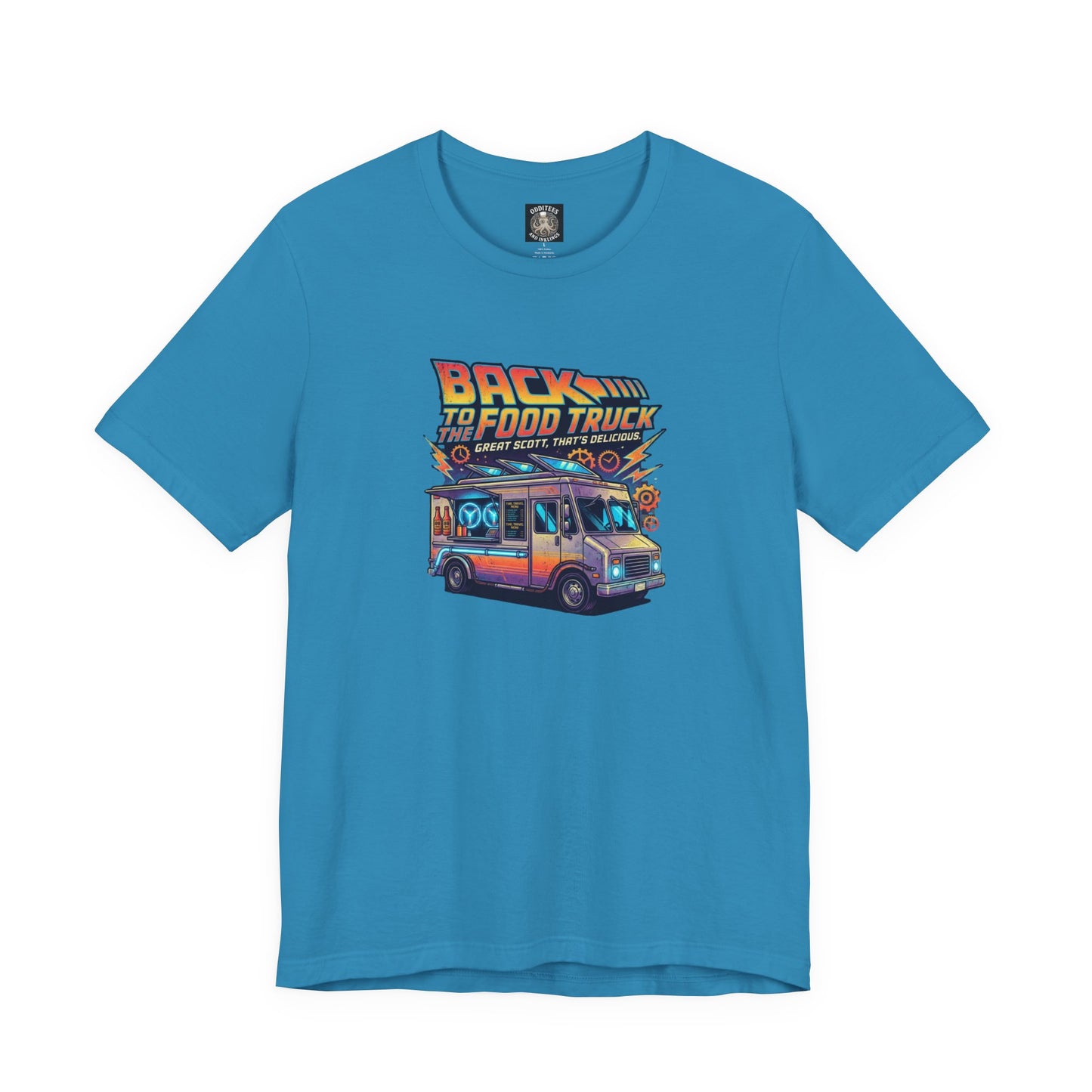 Back to the Food Truck 80's Retro Tee — Future Food Truck Graphic T-Shirt