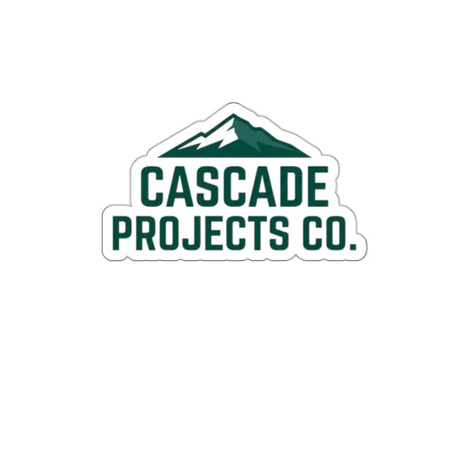 Cascade Projects Co. Die-Cut Sticker — Corp Logo