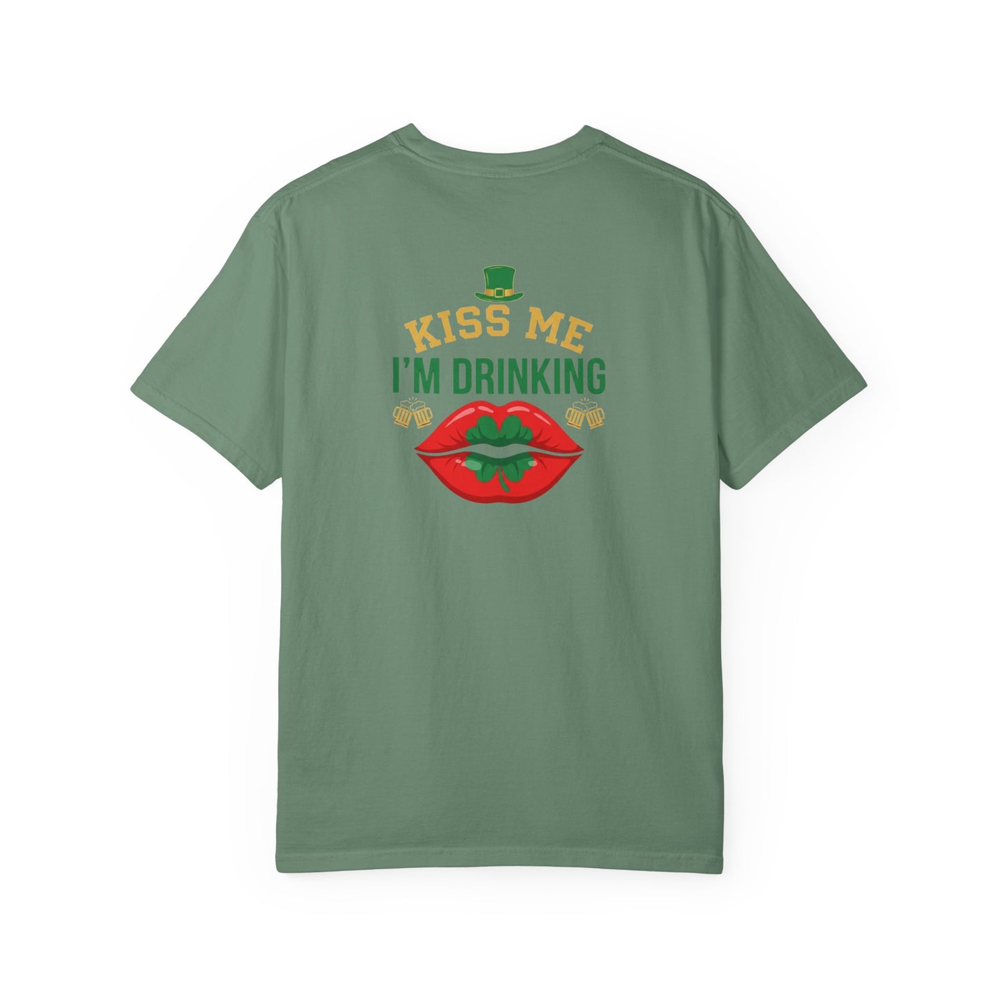 Kiss Me I'm Drinking St. Patricks Day T-Shirt — OddInk Seasonal Design