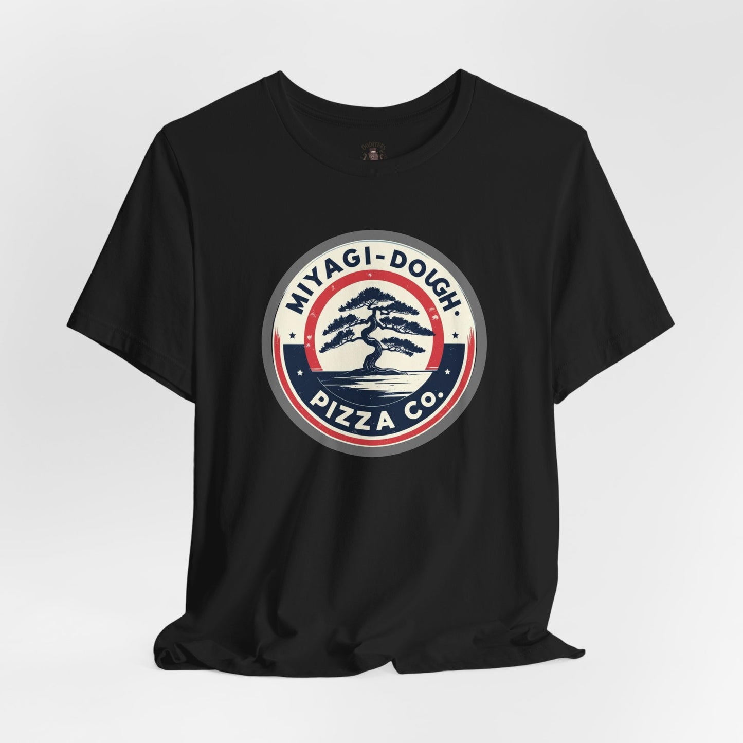 Miyagi-Dough Pizza Co. Tee — Vintage Bonsai Pizza Logo