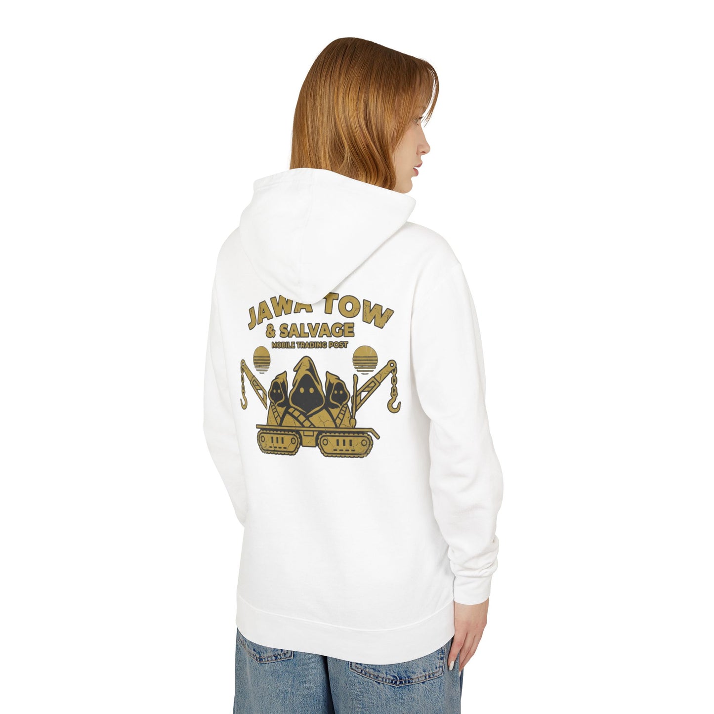 Jawa Tow & Salvage Hoodie - Star Wars Inspired "Mobile Trading Post" Pullover