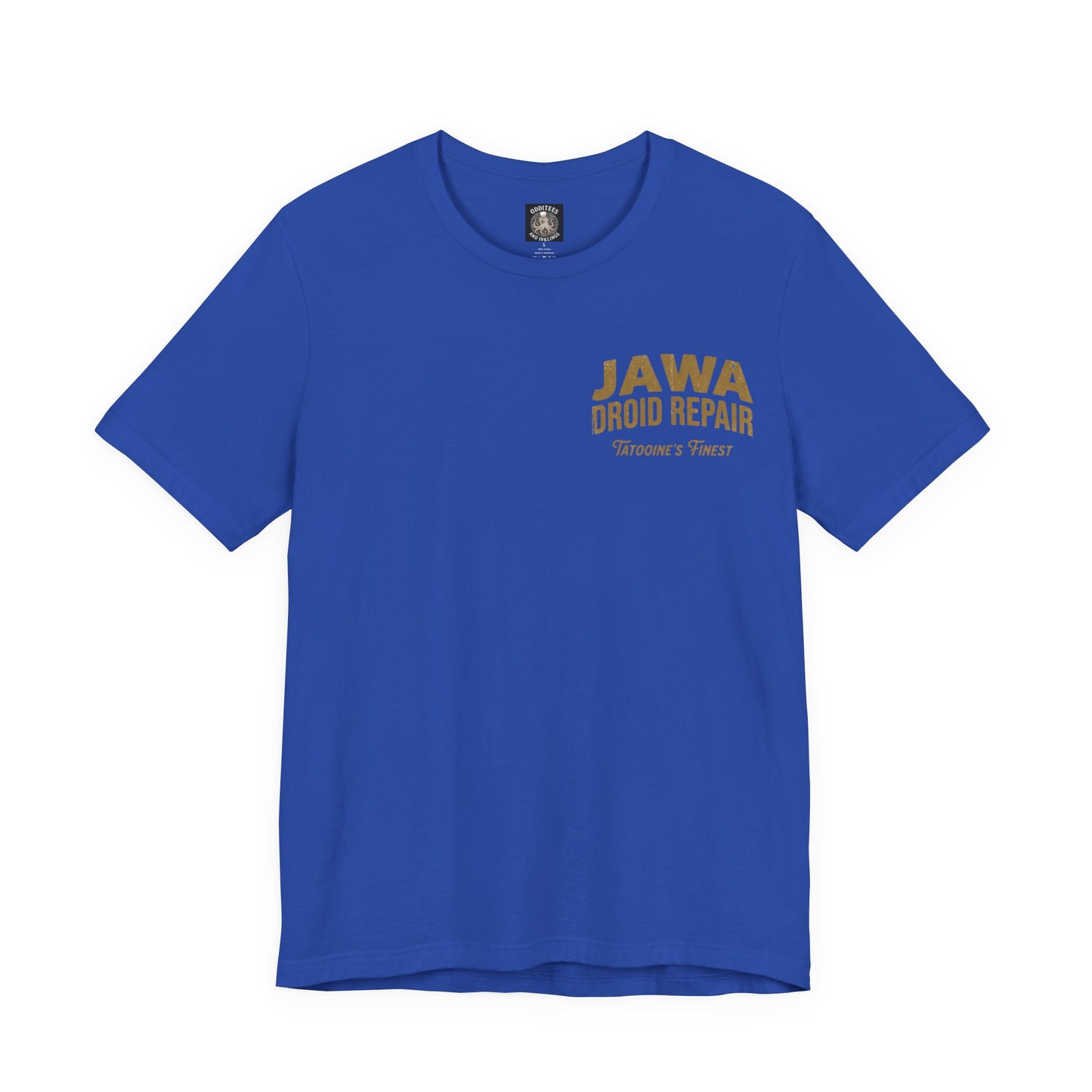 Jawa Droid Repair T‑Shirt — Tatooine’s Finest Vintage Sci‑Fi Star Wars Inspired Tee