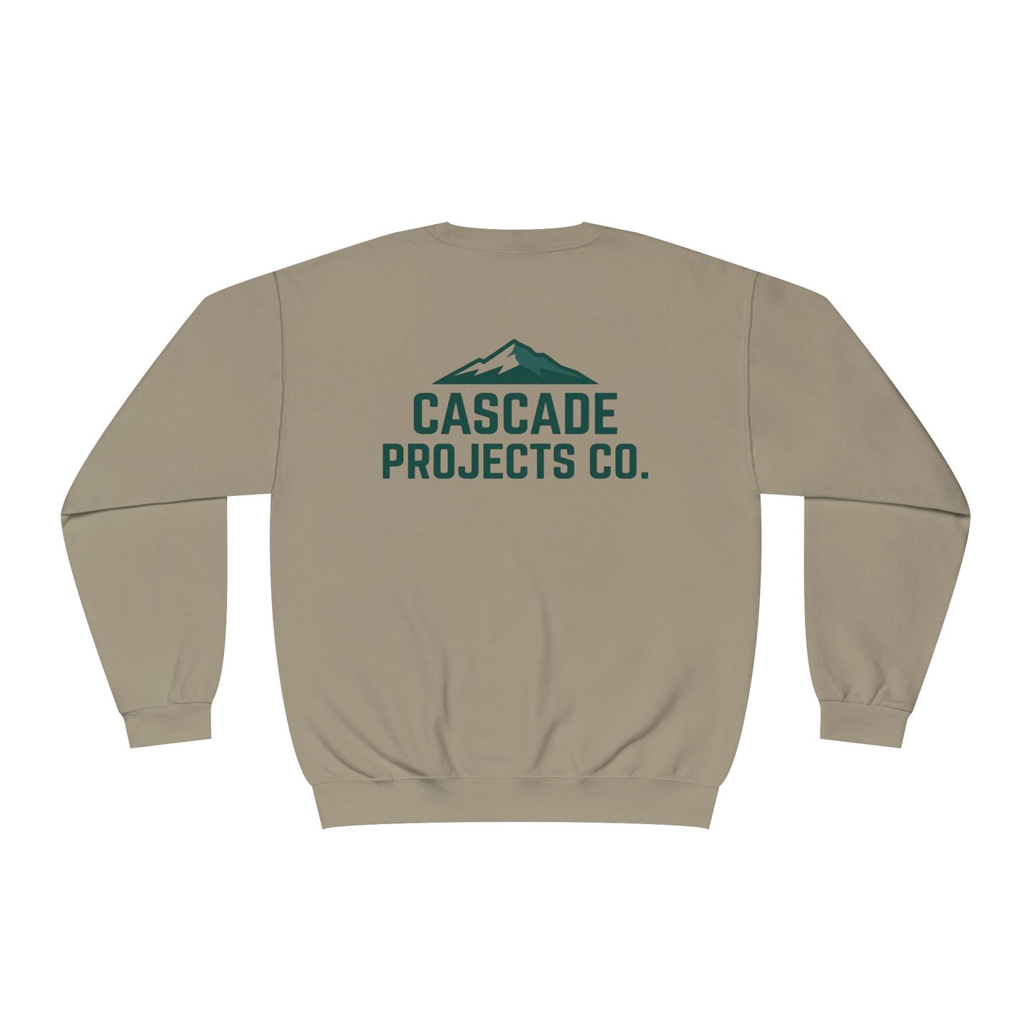 Cascade Projects Co. Crewneck Sweatshirt — Mountain Logo Pullover