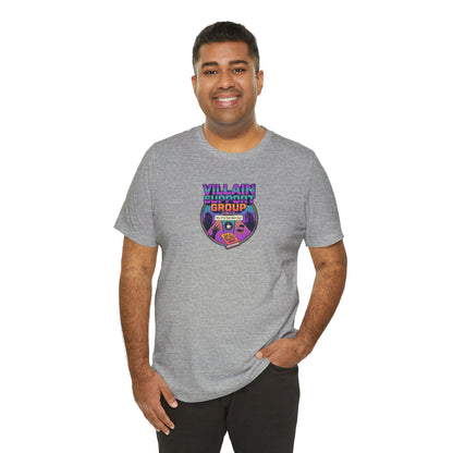 Villain Support Group T-Shirt — Funny Retro Supervillain Club Tee