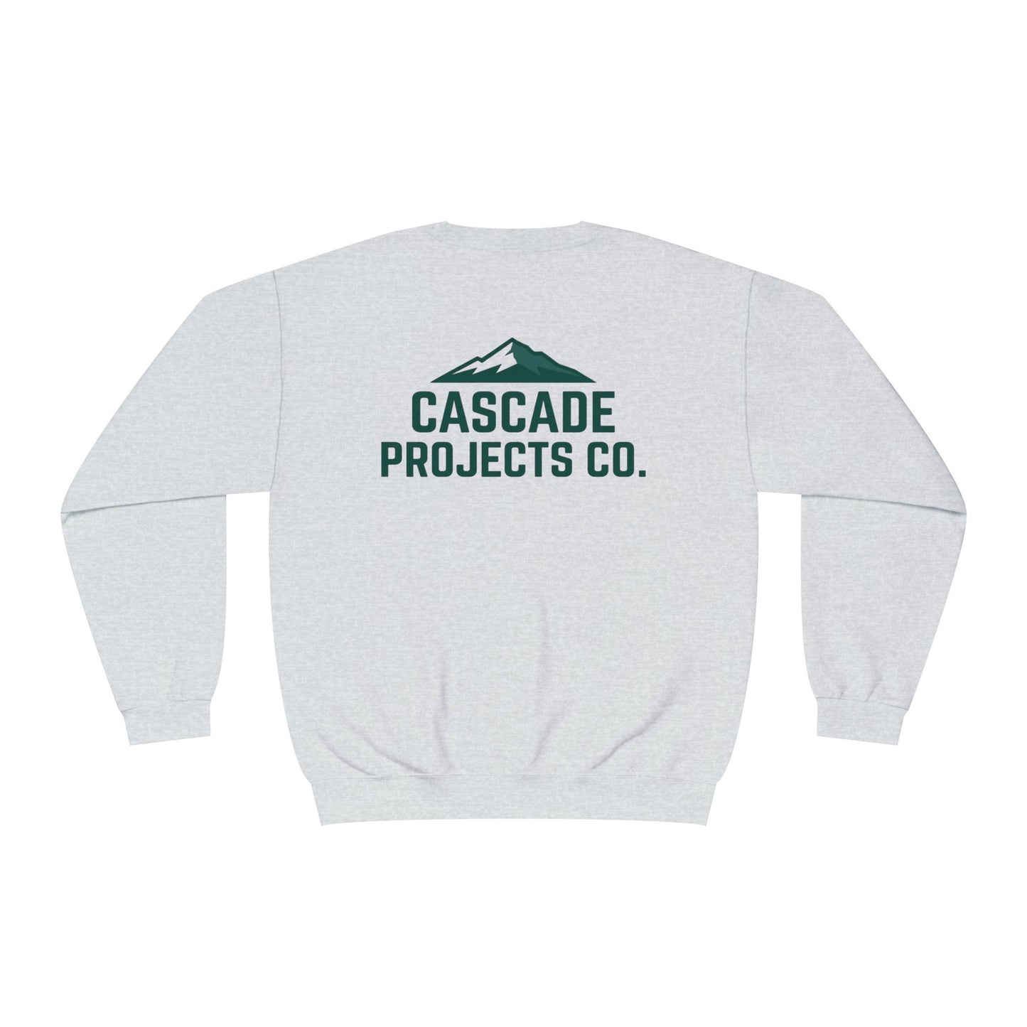 Cascade Projects Co. Crewneck Sweatshirt — Mountain Logo Pullover