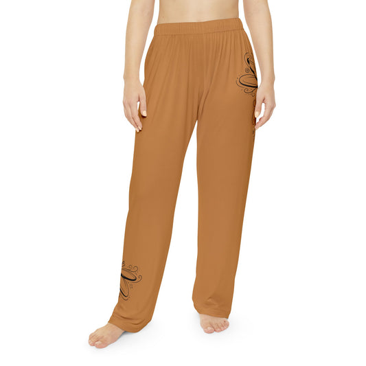 Dragonfly Women's Loungewear Pajama Bottoms - Cappuccino