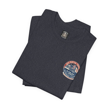 Truck Driver Graphic Tee — "Jack Burton Trucking: The Pork-Chop Express" Vintage San Francisco Design