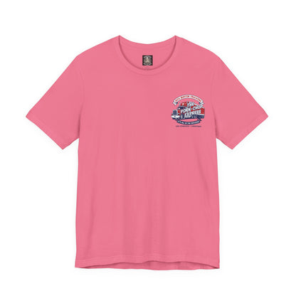 Trucking T‑Shirt — "Jack Burton Trucking: The Pork-Chop Express" Retro Logo Tee