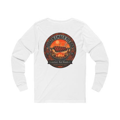 Tusken Ember Pit BBQ Long Sleeve Tee — "Roasted, Not Raided" Long Sleeve Galaxy Grill Shirt