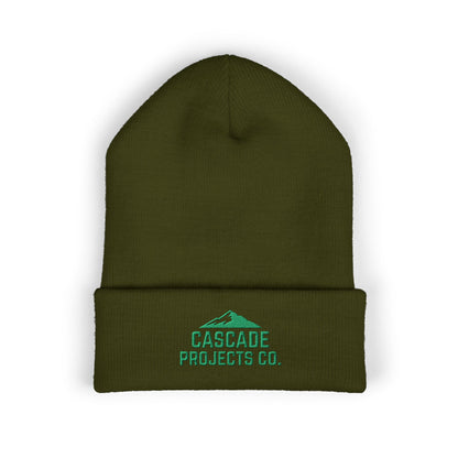 Cascade Projects Co. Embroidered Mountain Cuffed Beanie