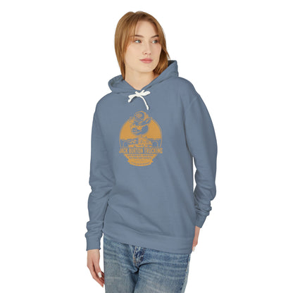 Trucker Skull Vintage Logo Hoodie — Jack Burton Trucking Graphic Sweatshirt