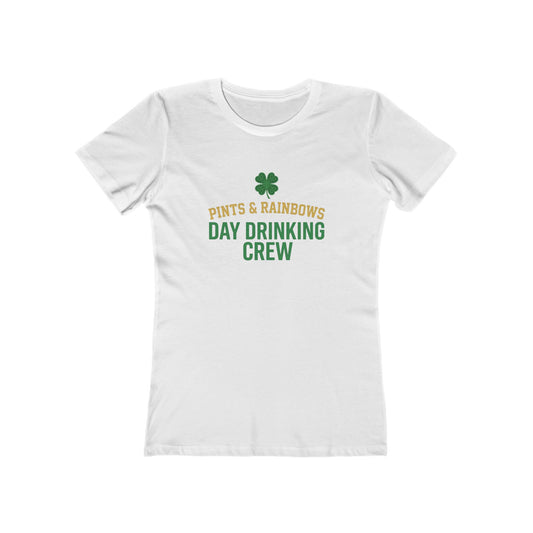 St. Patrick's Day "Day Drinking Crew" Women's Fit Tee — OddInk Seasonal Designs