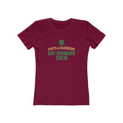 St. Patrick's Day "Day Drinking Crew" Women's Fit Tee — OddInk Seasonal Designs