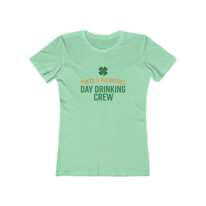 St. Patrick's Day "Day Drinking Crew" Women's Fit Tee — OddInk Seasonal Designs