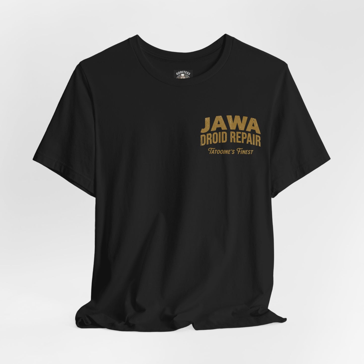 Jawa Droid Repair T‑Shirt — Tatooine’s Finest Vintage Sci‑Fi Star Wars Inspired Tee
