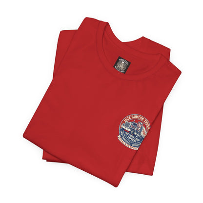 Truck Driver Graphic Tee — "Jack Burton Trucking: The Pork-Chop Express" Vintage San Francisco Design