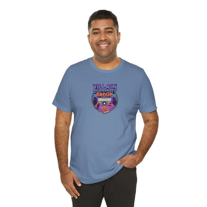 Villain Support Group T-Shirt — Funny Retro Supervillain Club Tee