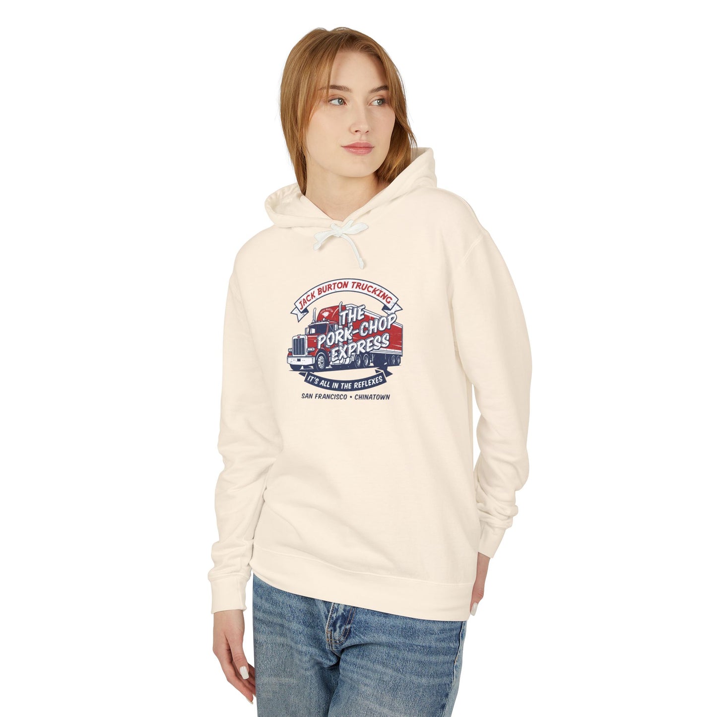 The Pork-Chop Express Hoodie — Retro Trucking Graphic Hooded Sweatshirt