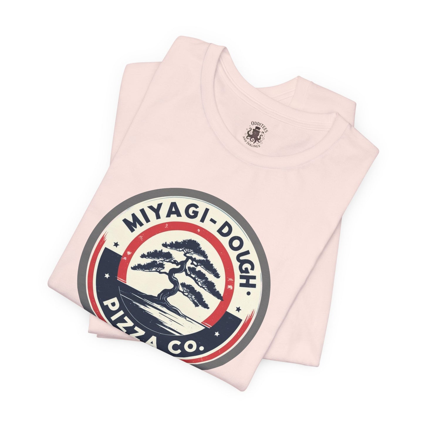 Miyagi-Dough Pizza Co. Tee — Vintage Bonsai Pizza Logo