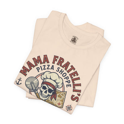 Kids Suck Pizza Tee — Mama Fratelli’s Pizza Shoppe Skull Graphic T-Shirt
