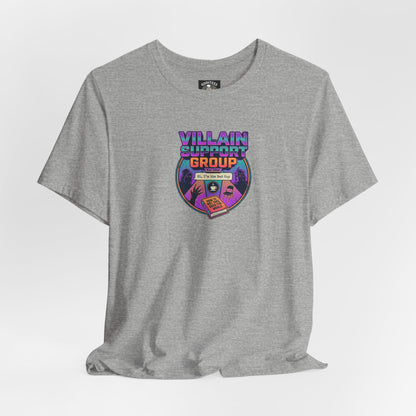 Villain Support Group T-Shirt — Funny Retro Supervillain Club Tee