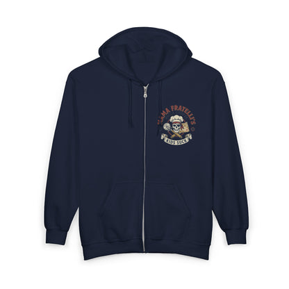 Mama Fratelli’s Pizza Shoppe Graphic "Delivery Guy" Zip Hoodie - Goonies Inspired Gear