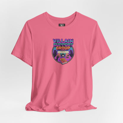 Villain Support Group T-Shirt — Funny Retro Supervillain Club Tee