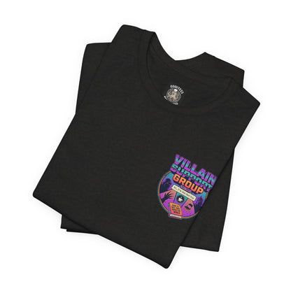 Villain Support Group T-Shirt — Funny Retro Supervillain Meetup Tee