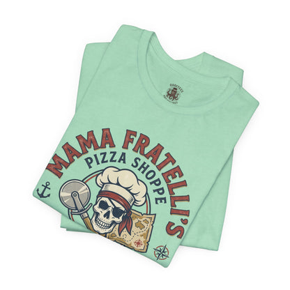 Kids Suck Pizza Tee — Mama Fratelli’s Pizza Shoppe Skull Graphic T-Shirt