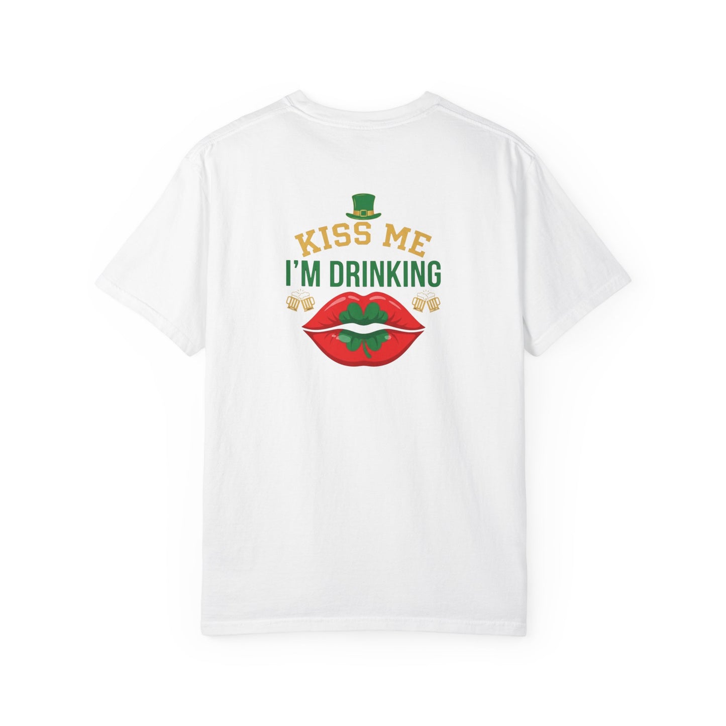 Kiss Me I'm Drinking St. Patricks Day T-Shirt — OddInk Seasonal Design