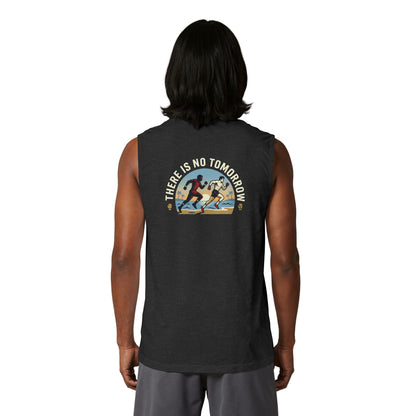 Muscle Tank — 'There Is No Tomorrow' Retro Running Graphic