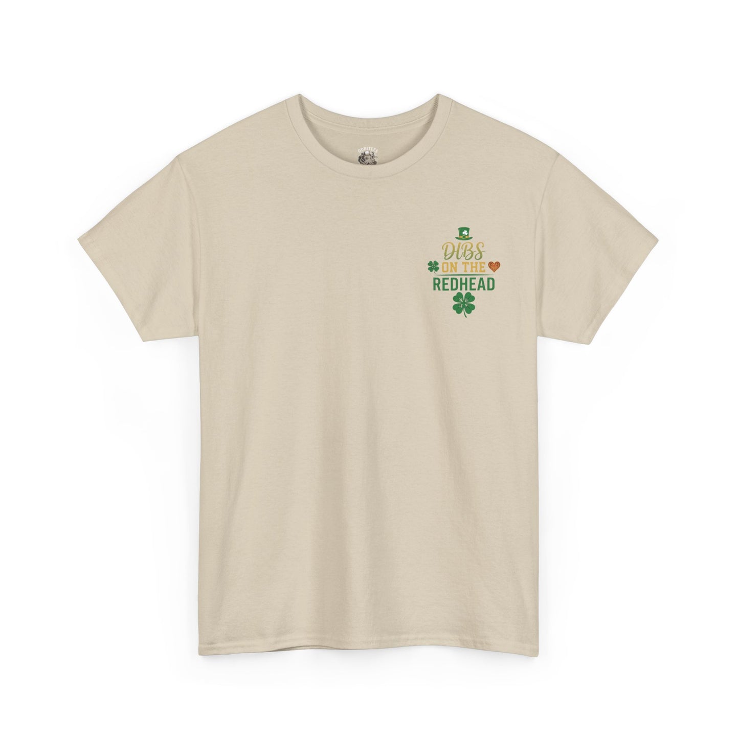 Dibs on the Redhead T‑Shirt — St. Patrick’s Day Shamrock OddInk Seasonal Designs Tee
