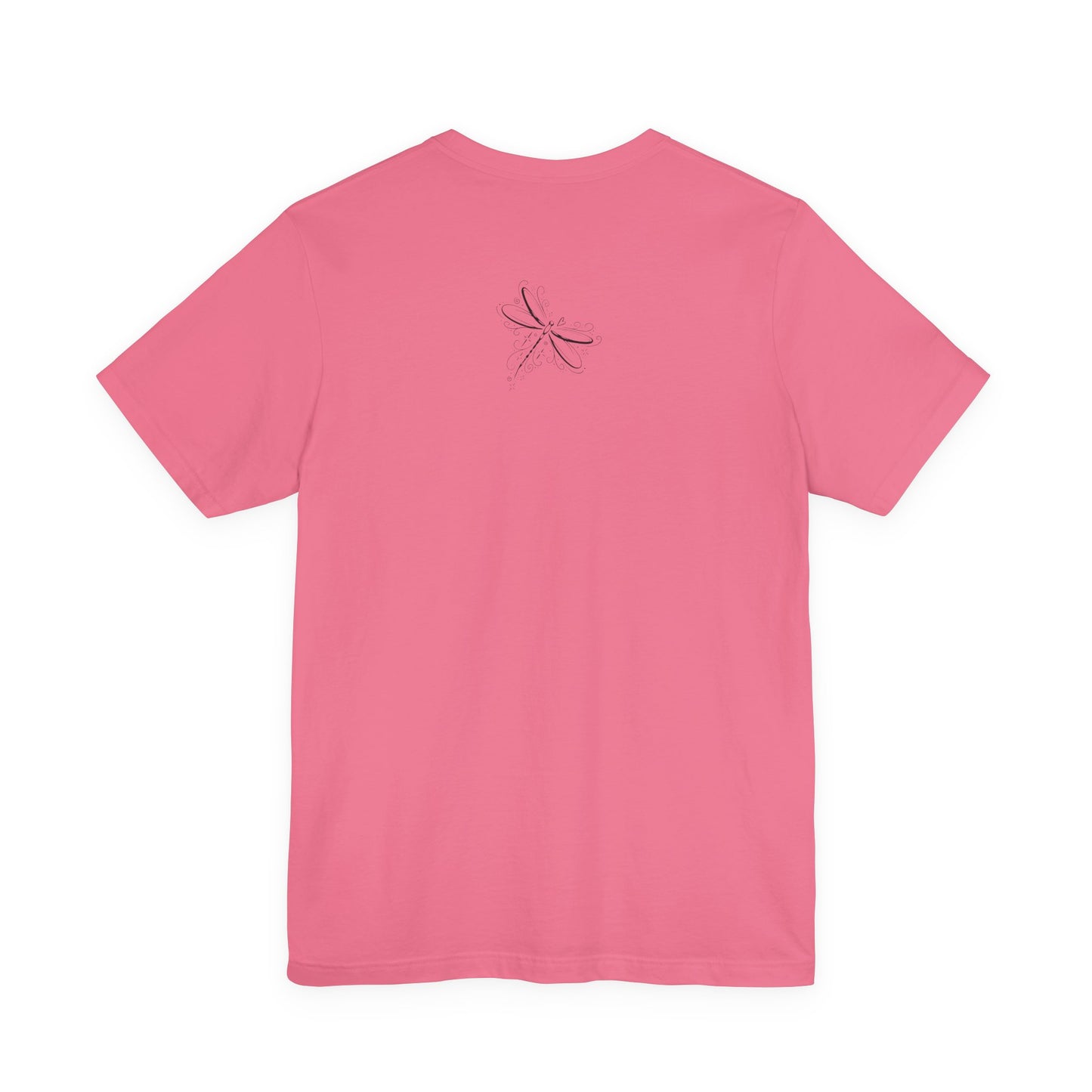 Dragonfly Line Art T-Shirt — Elegant Minimal Nature Tee