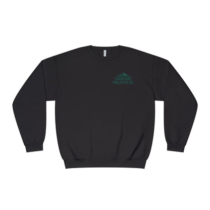 Cascade Projects Co. Crewneck Sweatshirt — Mountain Logo Pullover