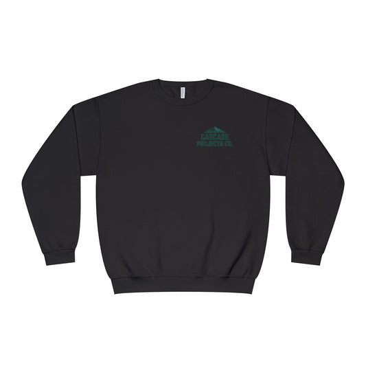 Cascade Projects Co. Crewneck Sweatshirt — Mountain Logo Pullover