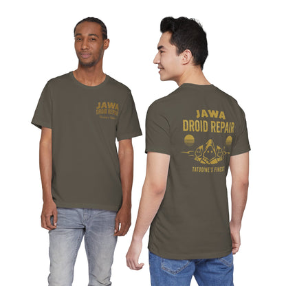 Jawa Droid Repair T‑Shirt — Tatooine’s Finest Vintage Sci‑Fi Star Wars Inspired Tee