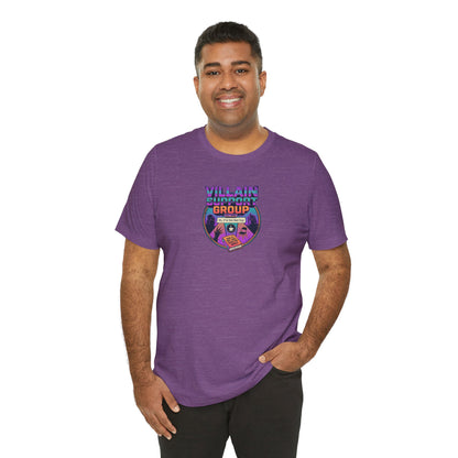 Villain Support Group T-Shirt — Funny Retro Supervillain Club Tee