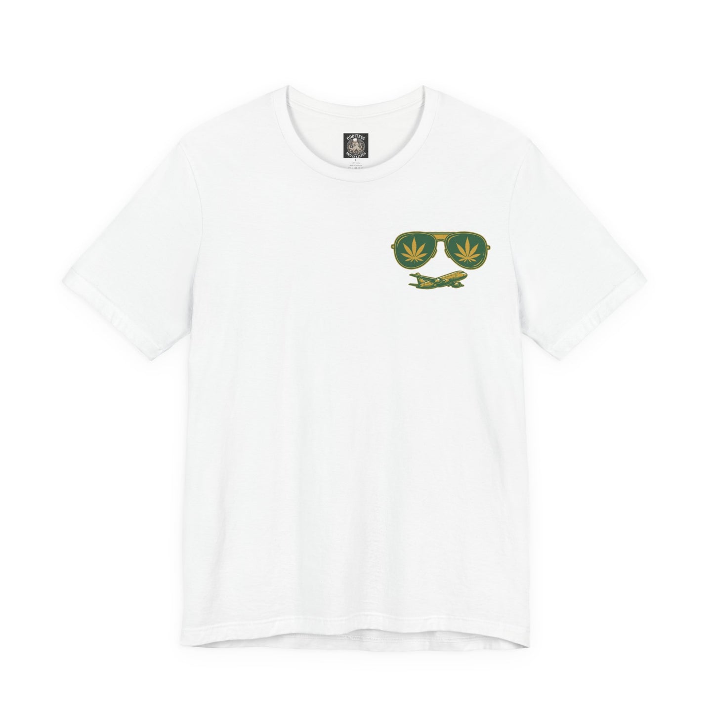T-Shirt - "I Feel the Need... The Need for Weed" Retro Aviator Weed Graphic