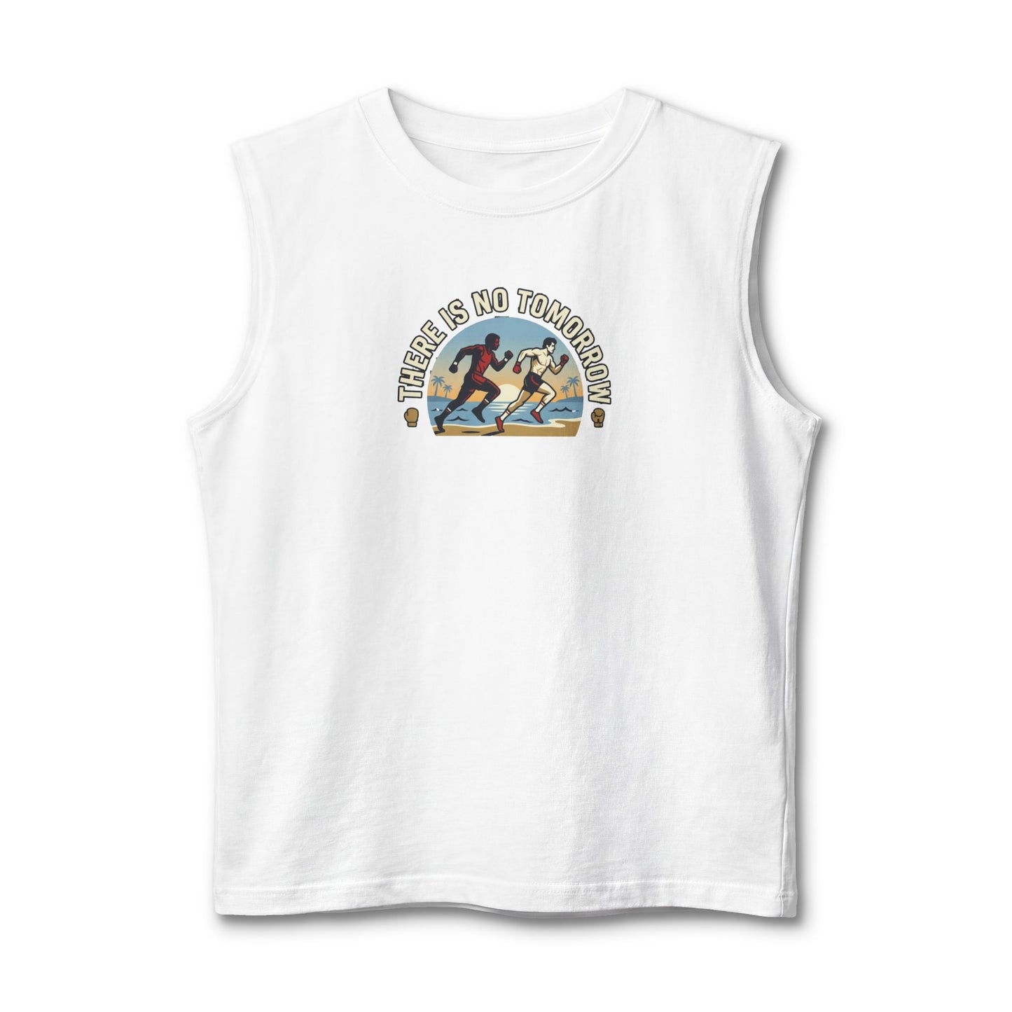 Muscle Tank — 'There Is No Tomorrow' Retro Running Graphic