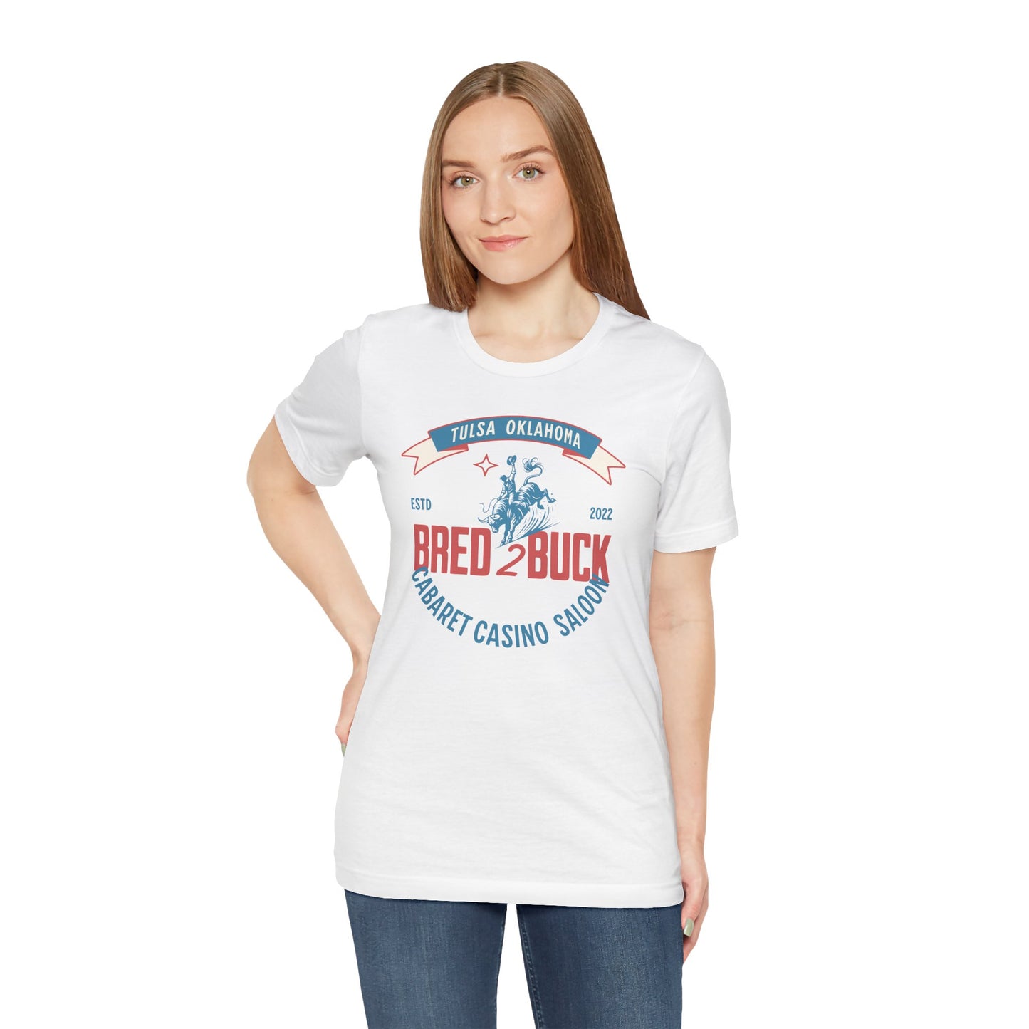 BRED 2 BUCK – Tulsa King Inspired Bull Riding Shirt | Western Cabaret Casino Saloon Tee