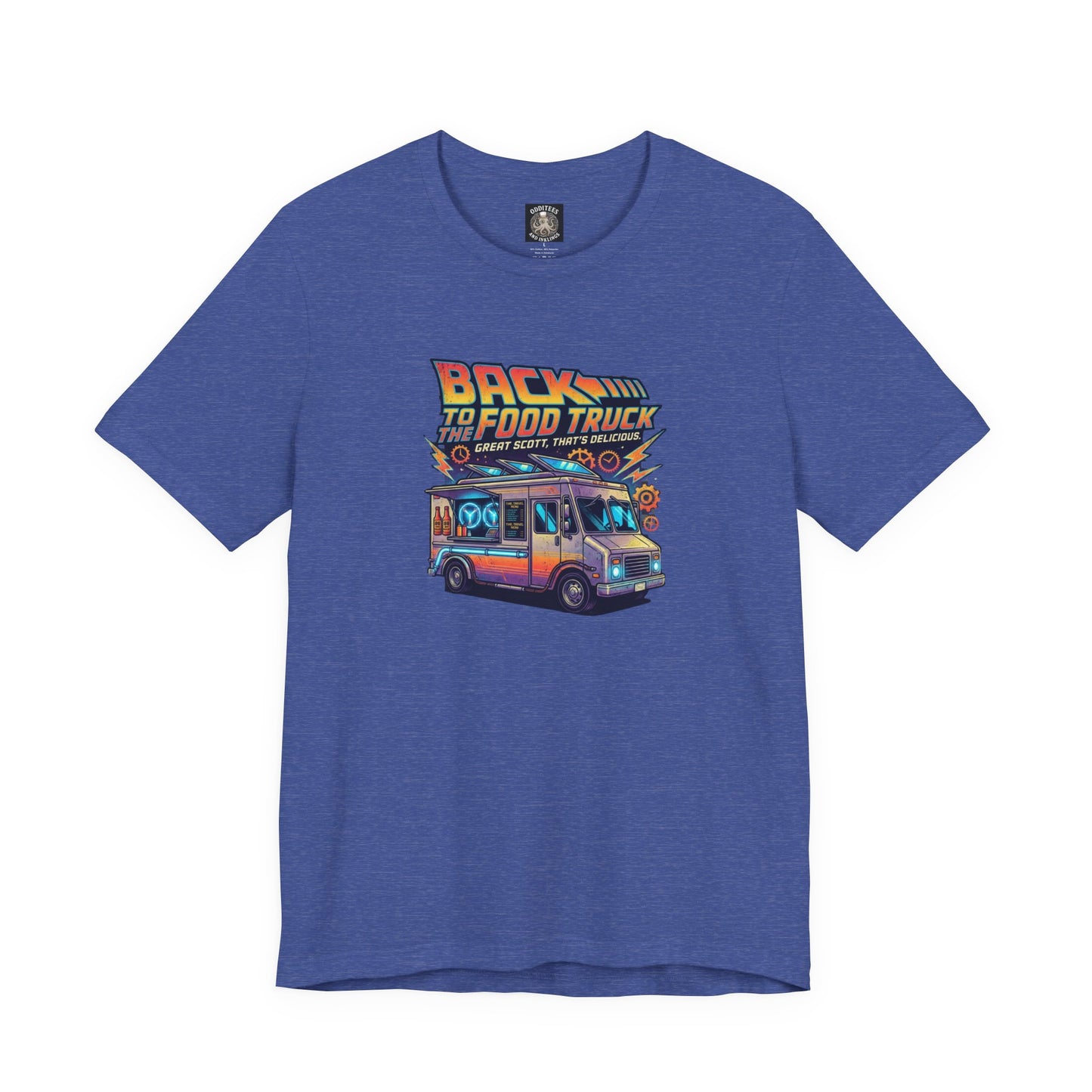 Back to the Food Truck 80's Retro Tee — Future Food Truck Graphic T-Shirt